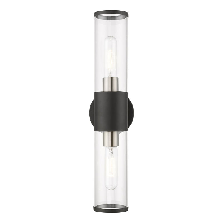 2 Light Black Ada Vanity Sconce