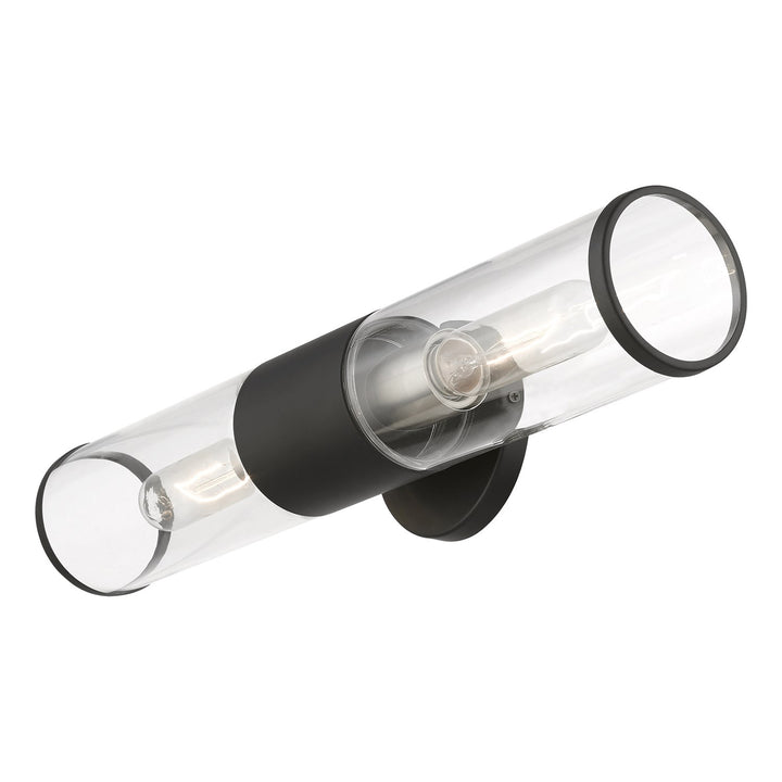 2 Light Black Ada Vanity Sconce