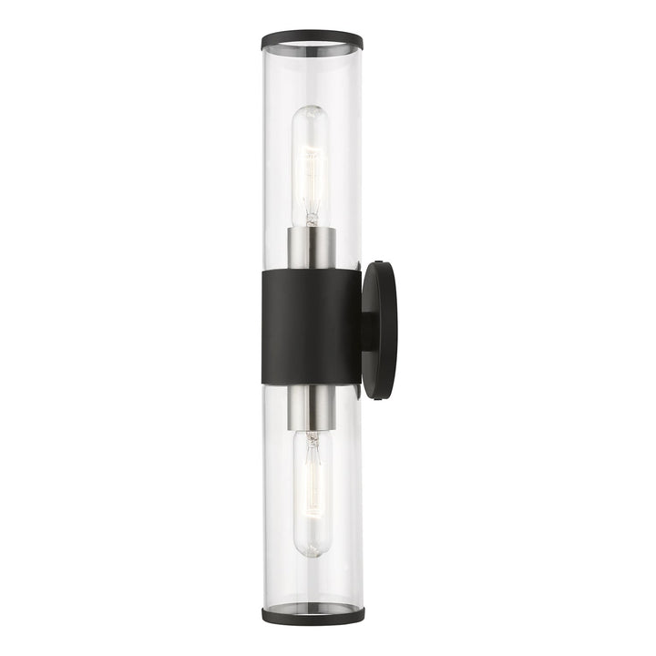 2 Light Black Ada Vanity Sconce