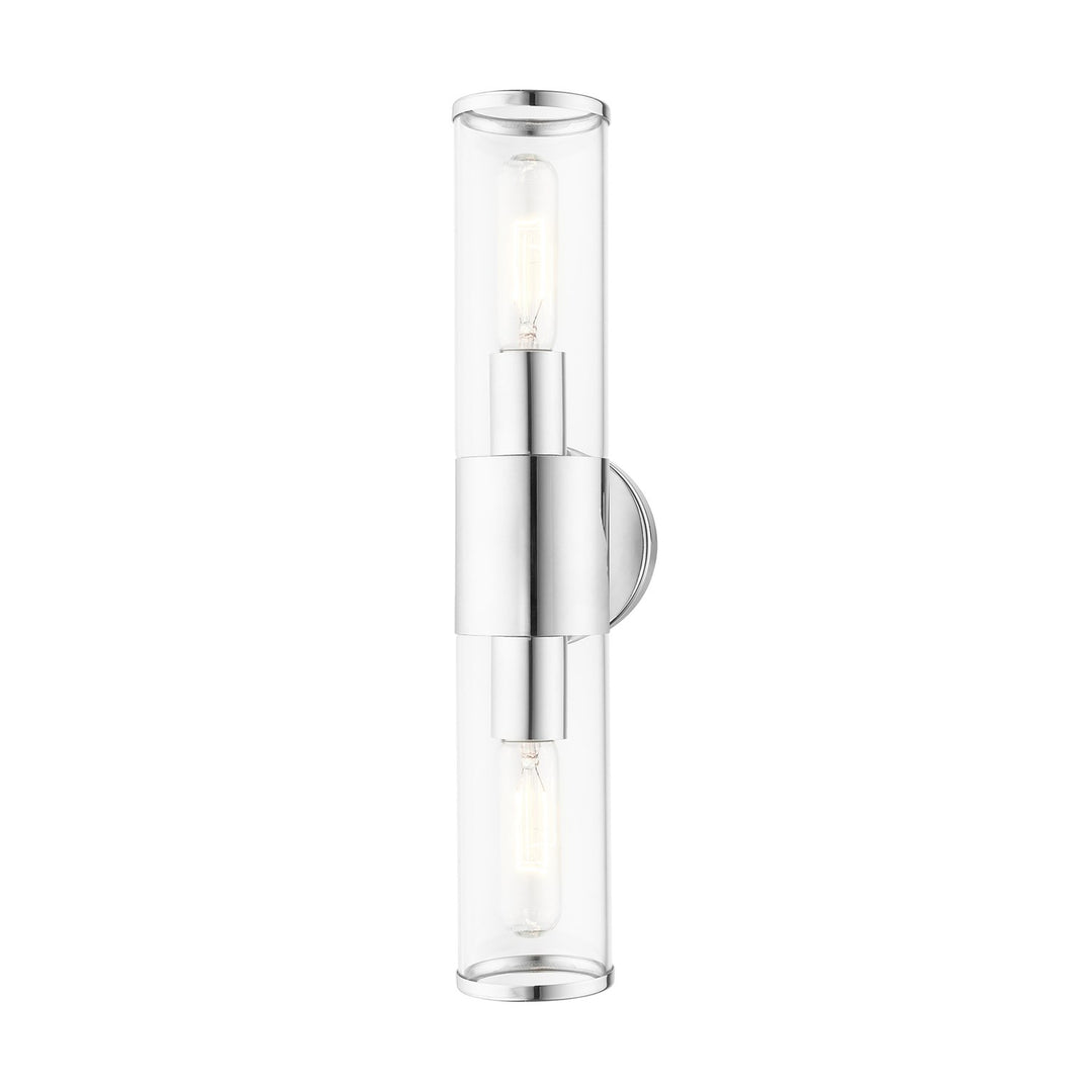 2 Light Polished Chrome Ada Vanity Sconce by Livex Lighting