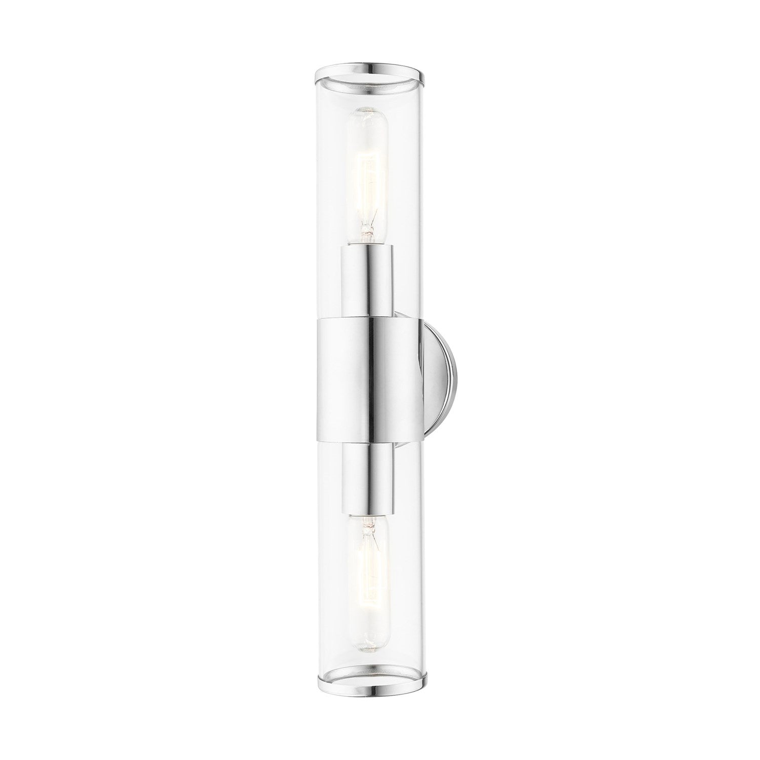 2 Light Polished Chrome Ada Vanity Sconce by Livex Lighting
