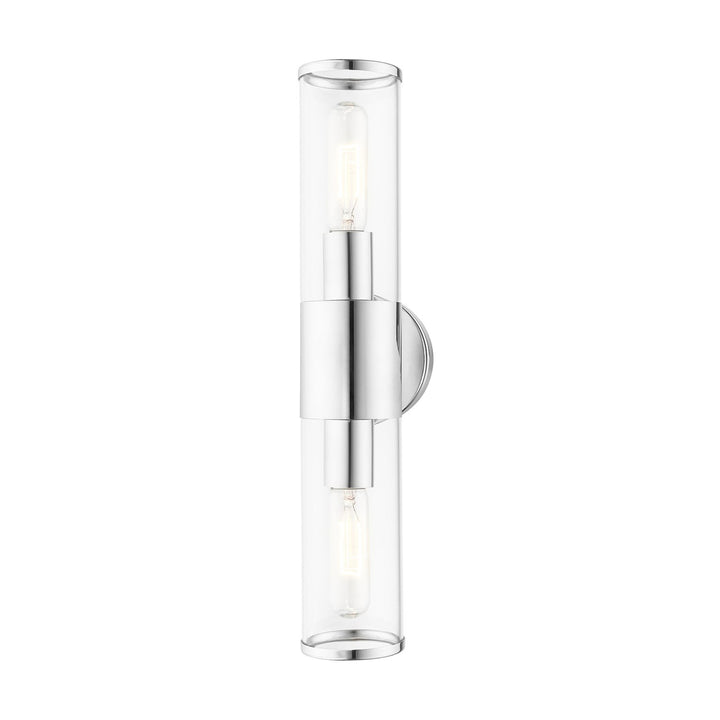 2 Light Polished Chrome Ada Vanity Sconce by Livex Lighting
