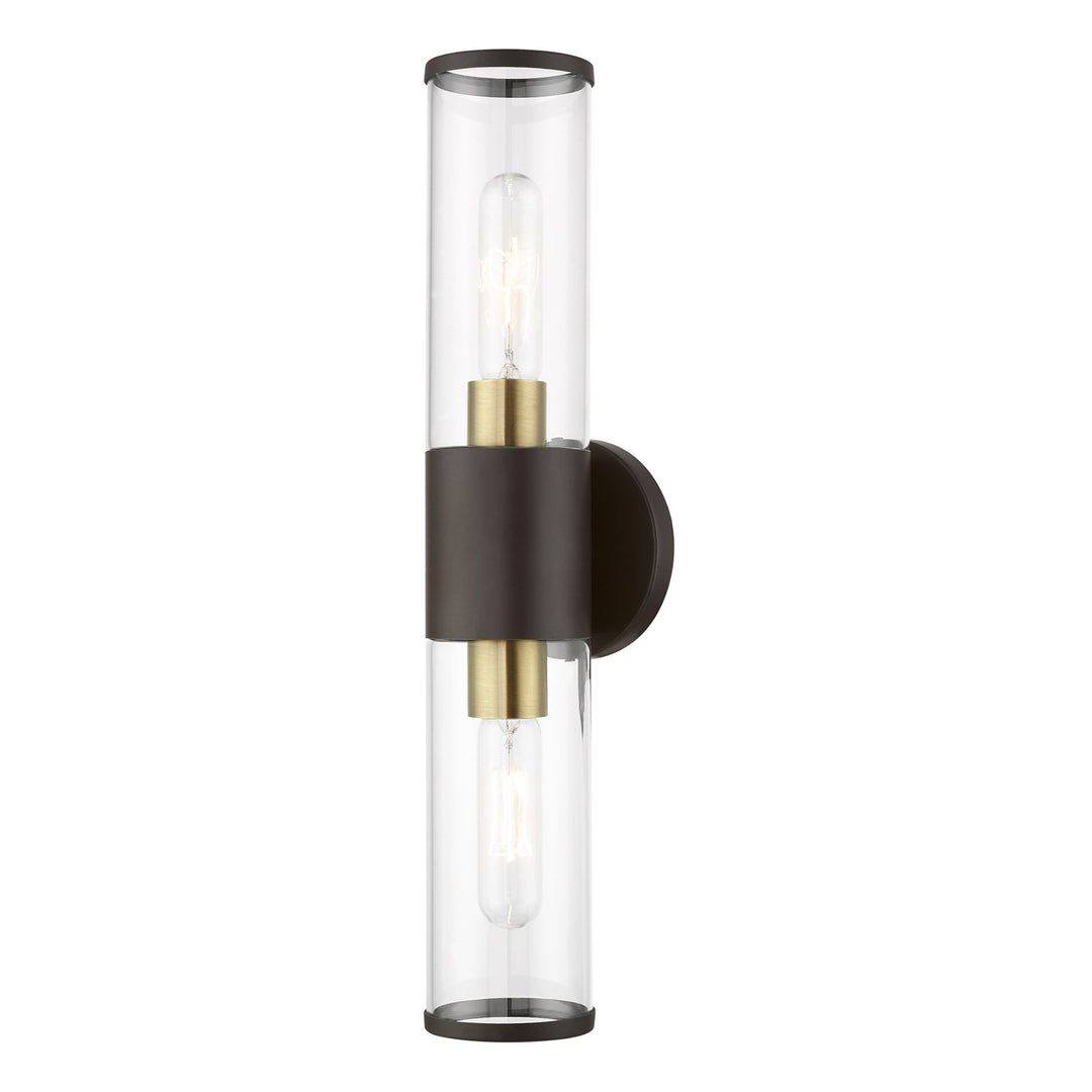 2 Light Bronze Ada Vanity Sconce by Livex Lighting
