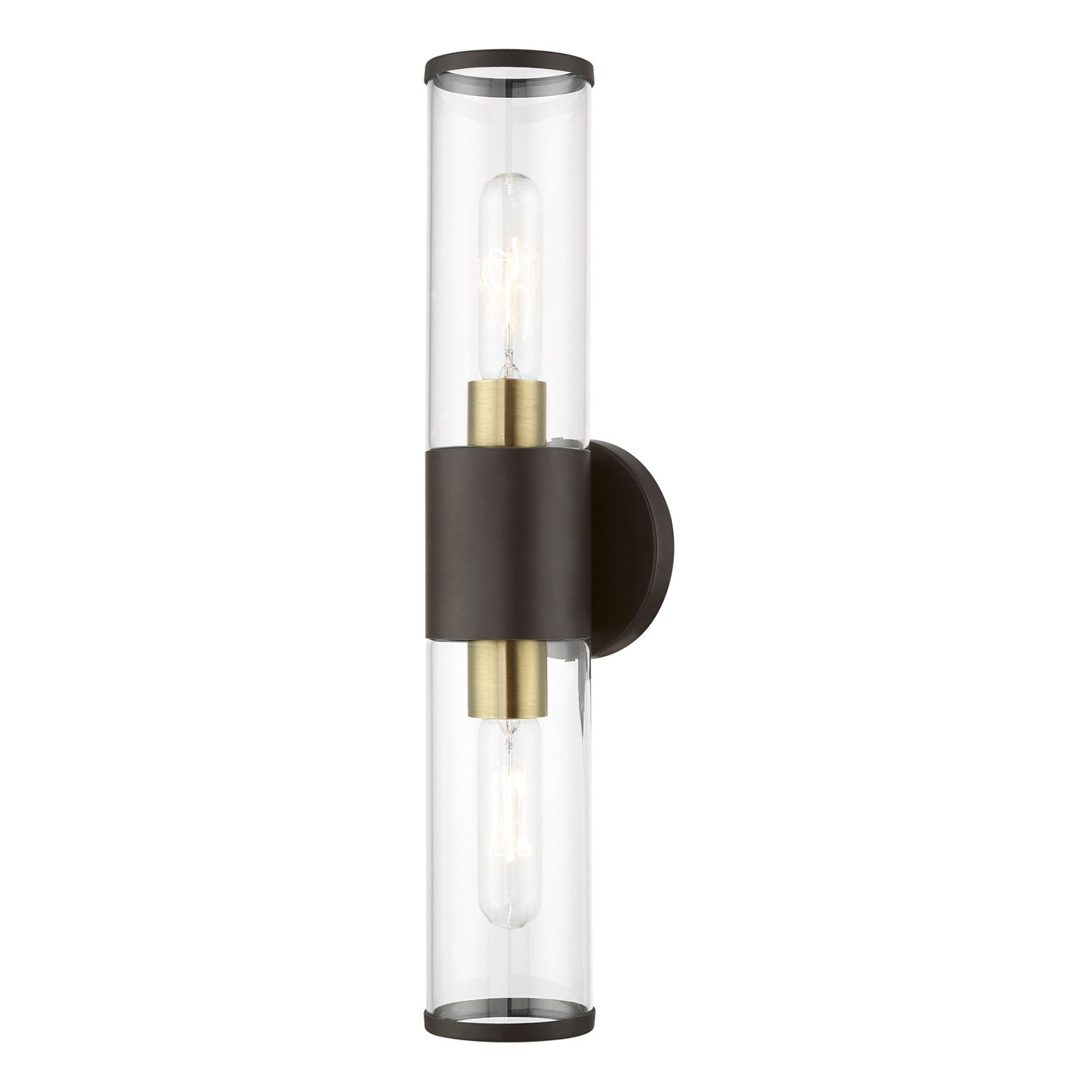 2 Light Bronze Ada Vanity Sconce by Livex Lighting