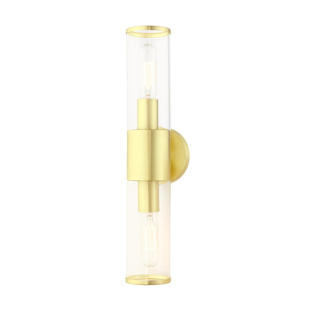 2 Light Satin Brass Ada Vanity Sconce by Livex Lighting