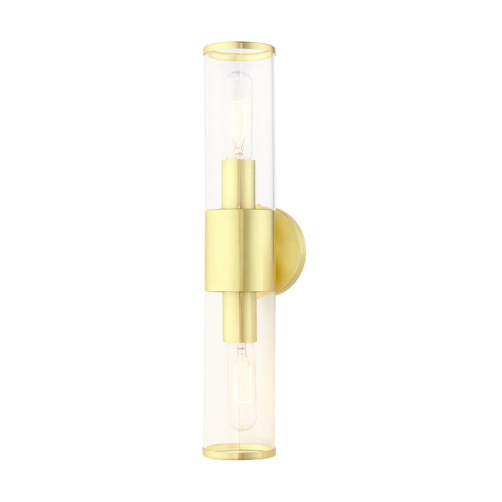 2 Light Satin Brass Ada Vanity Sconce by Livex Lighting