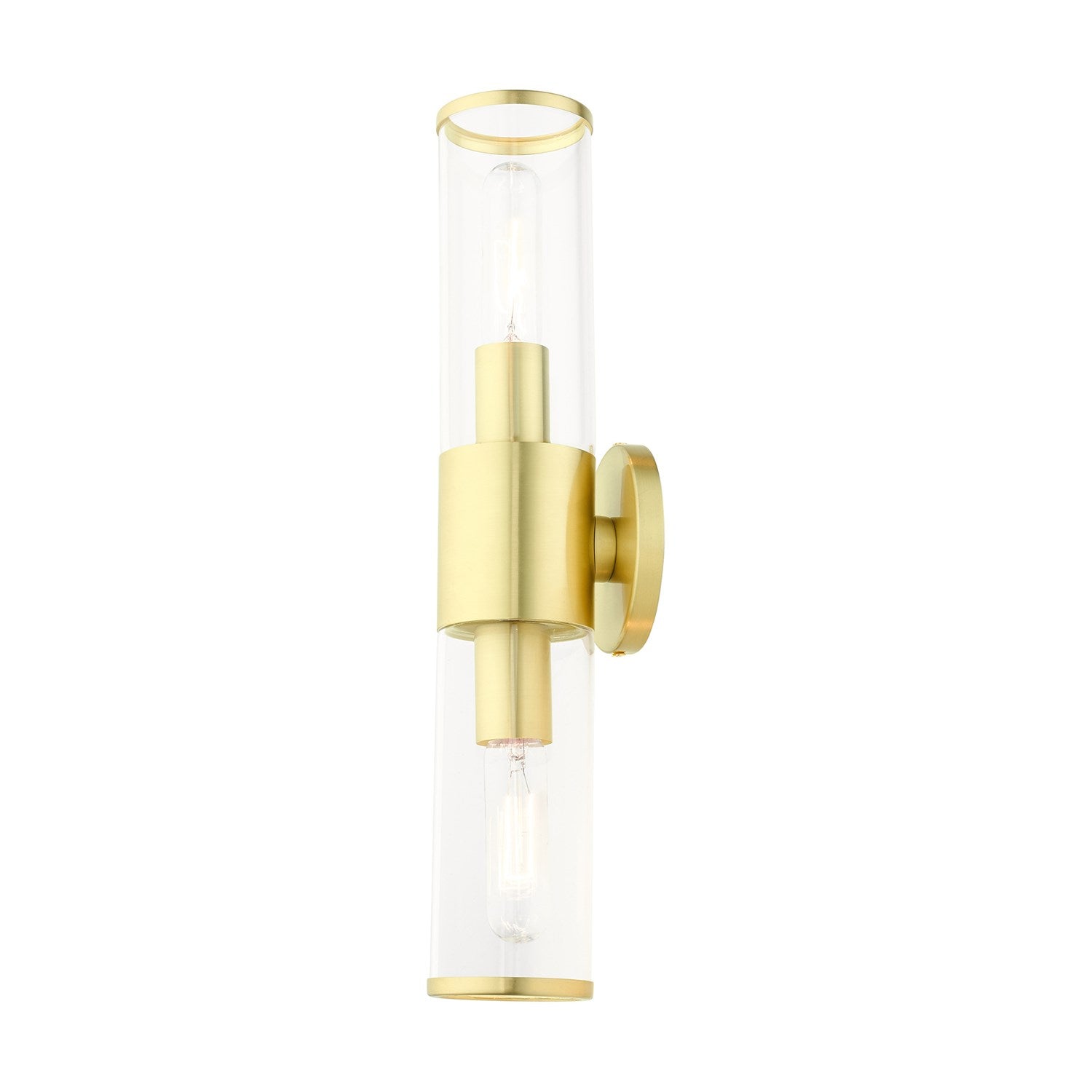 2 Light Satin Brass Ada Vanity Sconce