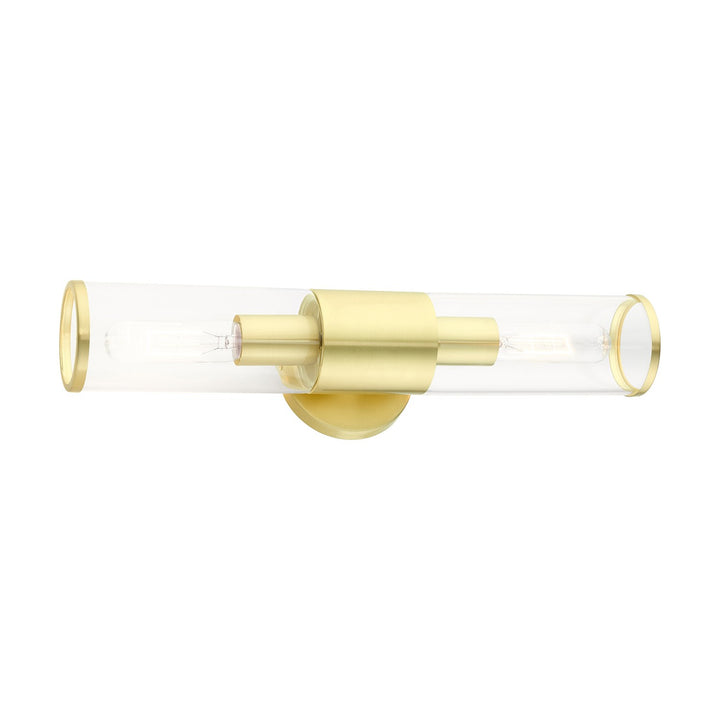 2 Light Satin Brass Ada Vanity Sconce