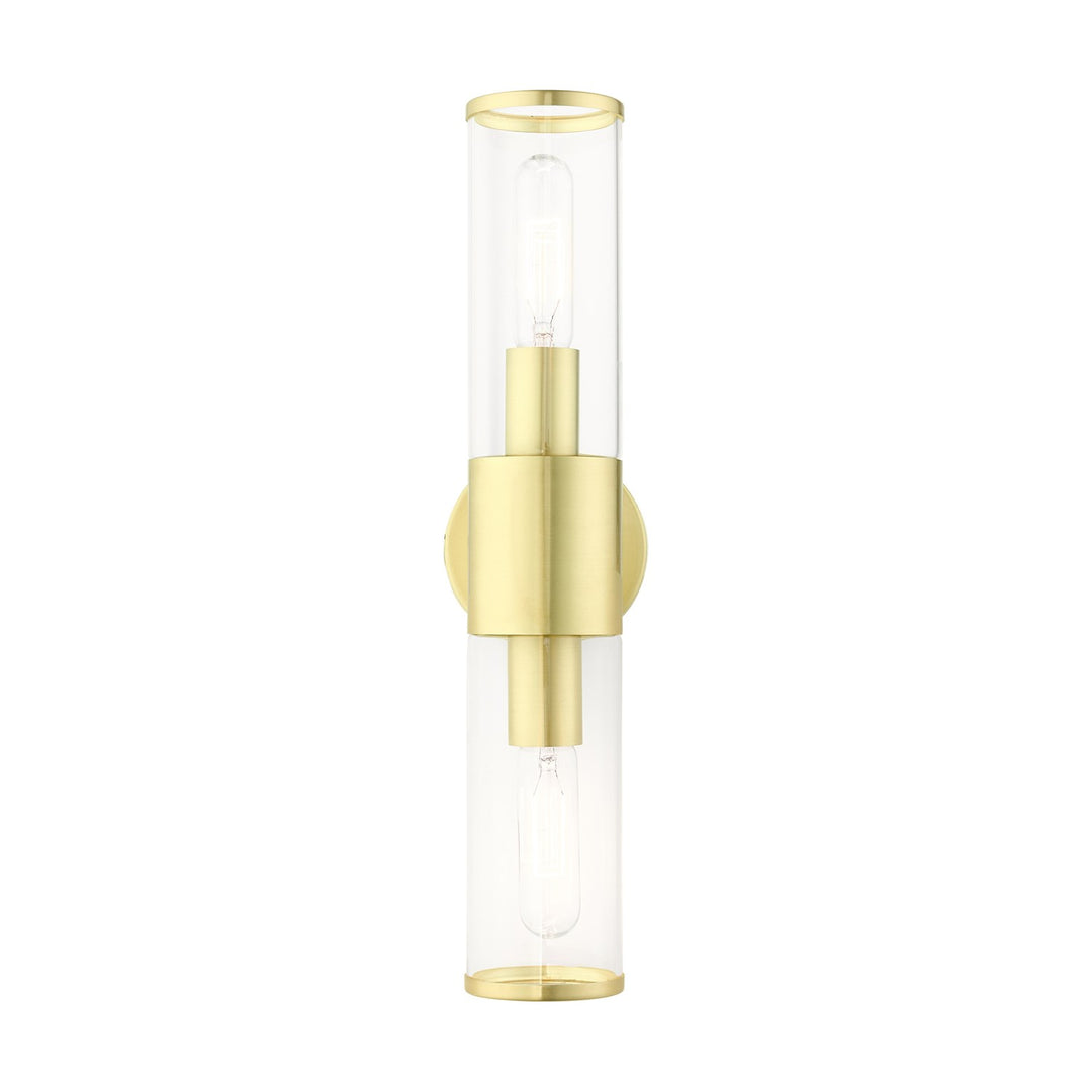 2 Light Satin Brass Ada Vanity Sconce