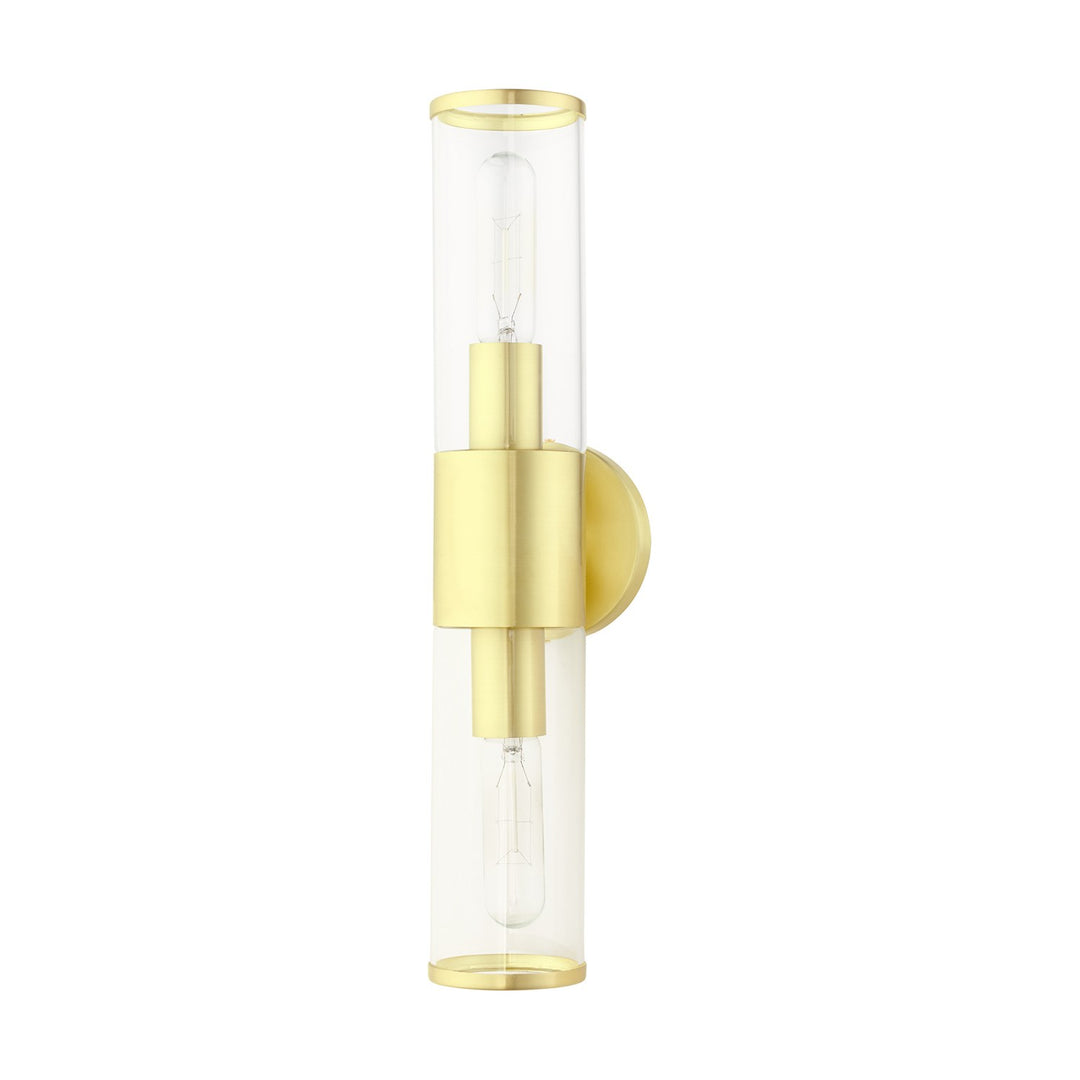 2 Light Satin Brass Ada Vanity Sconce