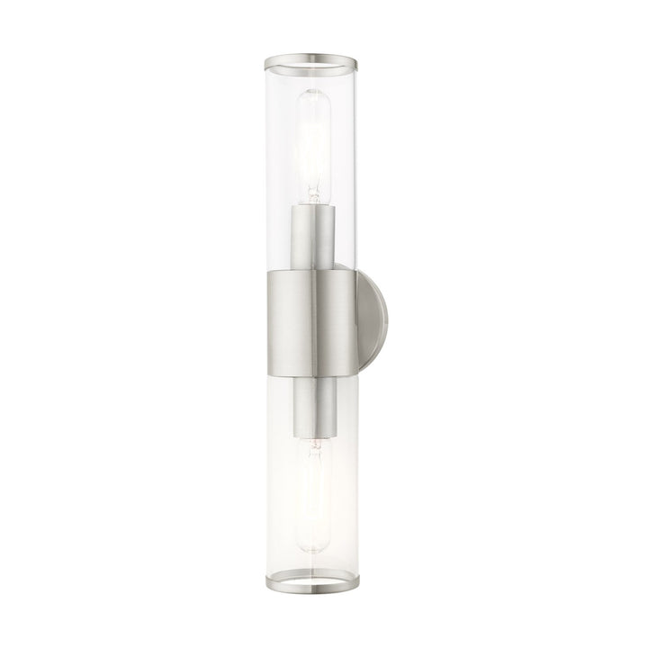 2 Light Brushed Nickel Ada Vanity Sconce by Livex Lighting