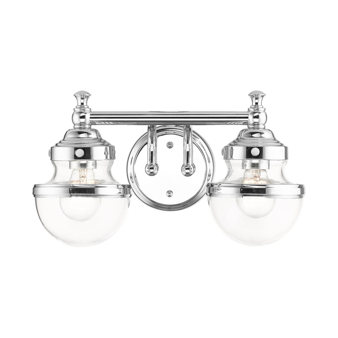 2 Light Polished Chrome Bath Vanity by Livex Lighting