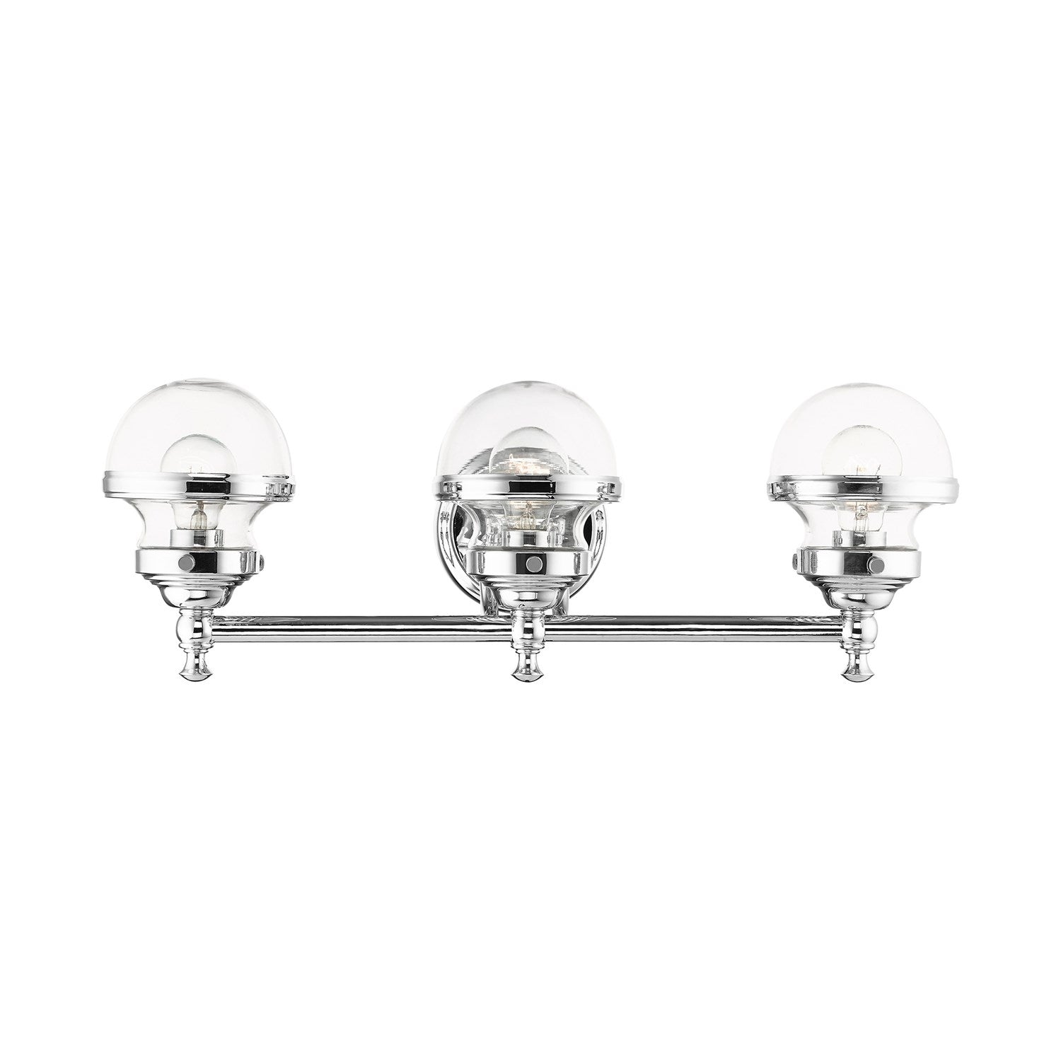 3 Light Polished Chrome Bath Vanity by Livex Lighting