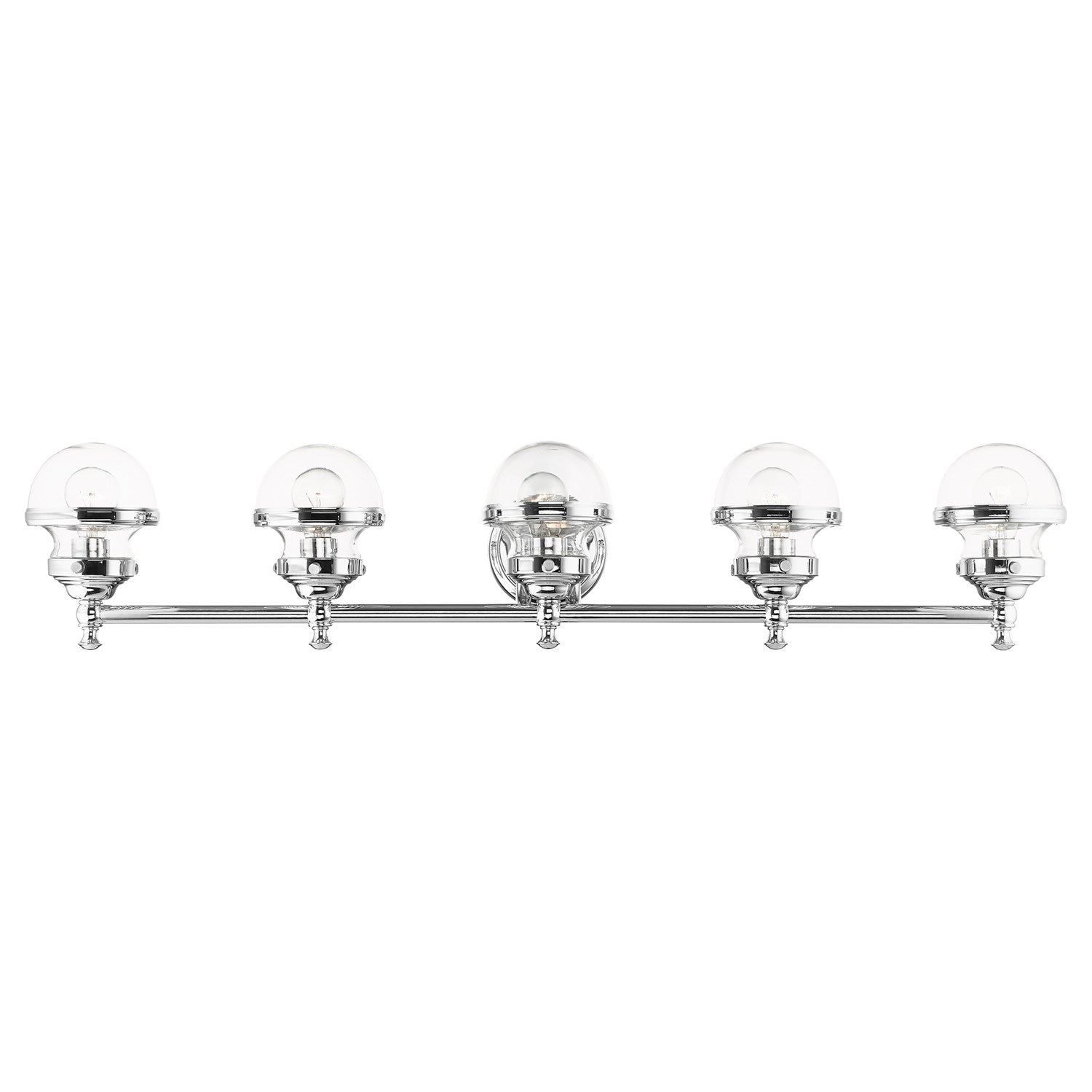 5 Light Polished Chrome Bath Vanity by Livex Lighting