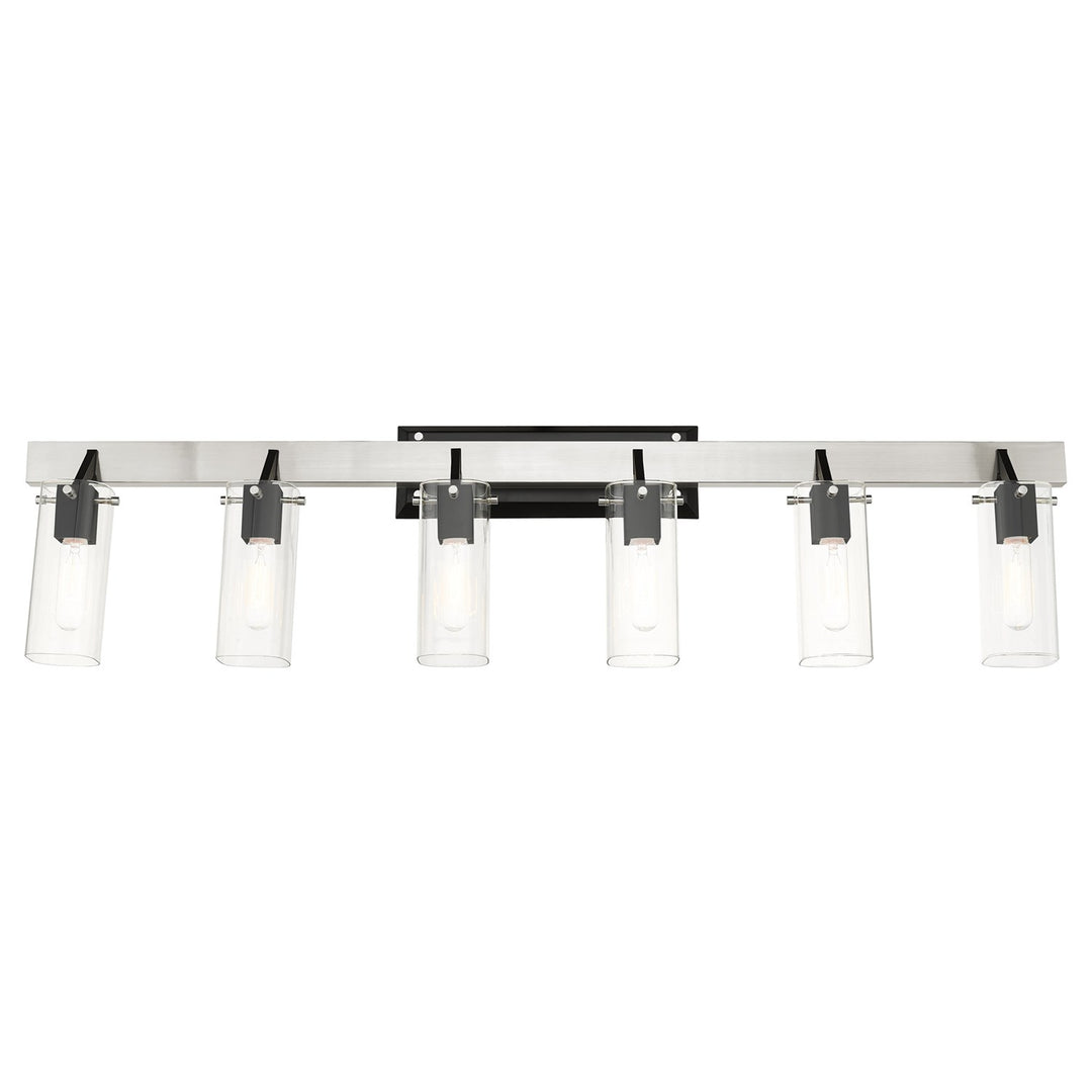 6 Light Brushed Nickel Vanity Sconce