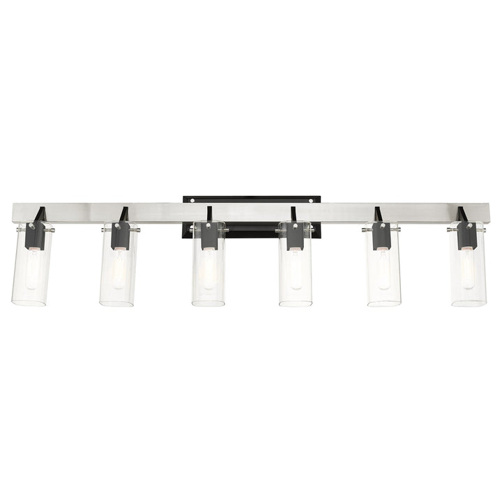6 Light Brushed Nickel Vanity Sconce