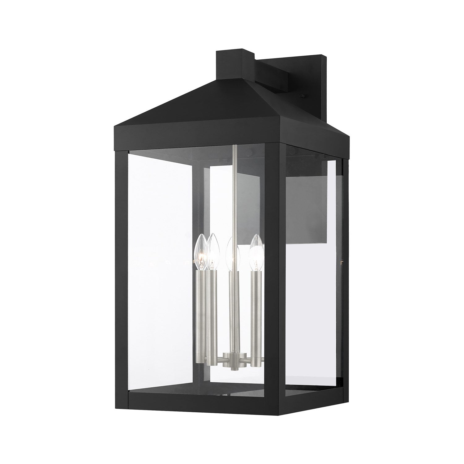 5 Light Black Outdoor Wall Lantern by Livex Lighting