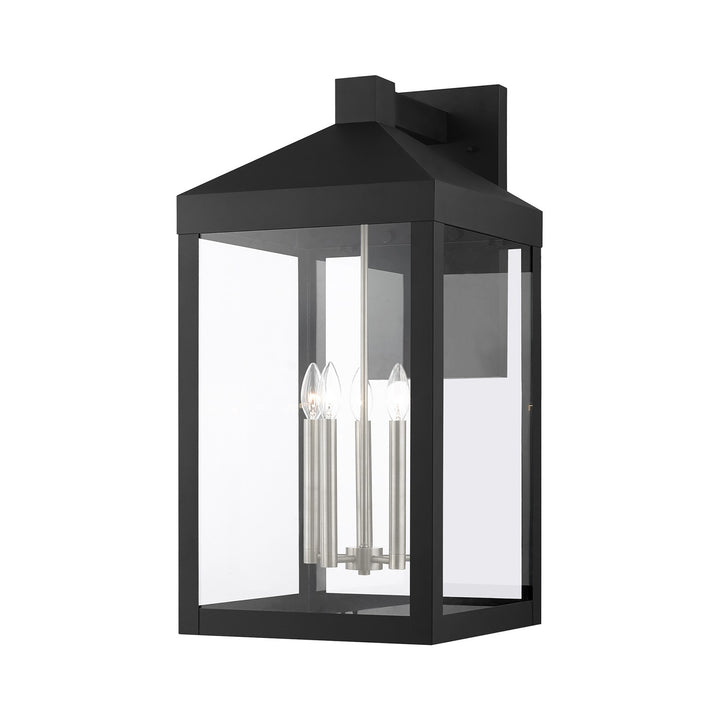 5 Light Black Outdoor Wall Lantern by Livex Lighting