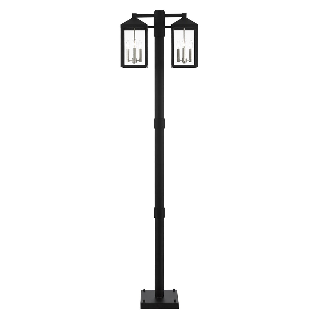 6 Light Black Outdoor Post Light by Livex Lighting