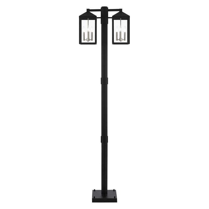 6 Light Black Outdoor Post Light by Livex Lighting
