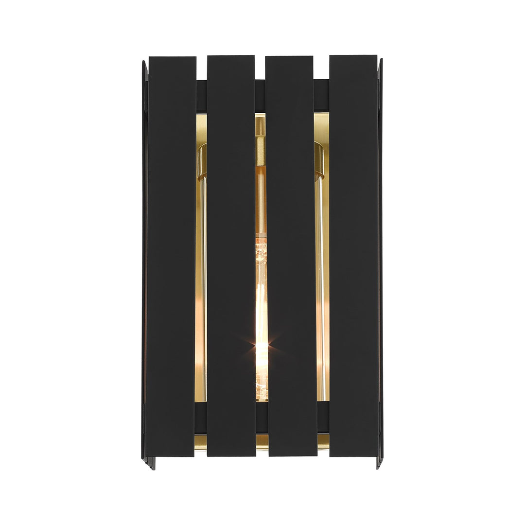 1 Light Black Outdoor Wall Lantern