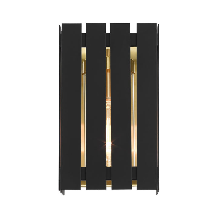 1 Light Black Outdoor Wall Lantern