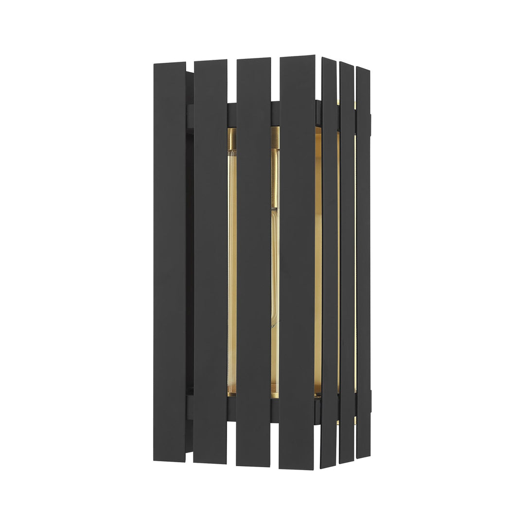 1 Light Black Outdoor Wall Lantern