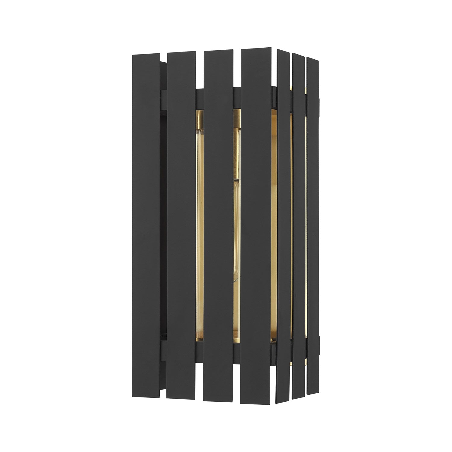 1 Light Black Outdoor Wall Lantern