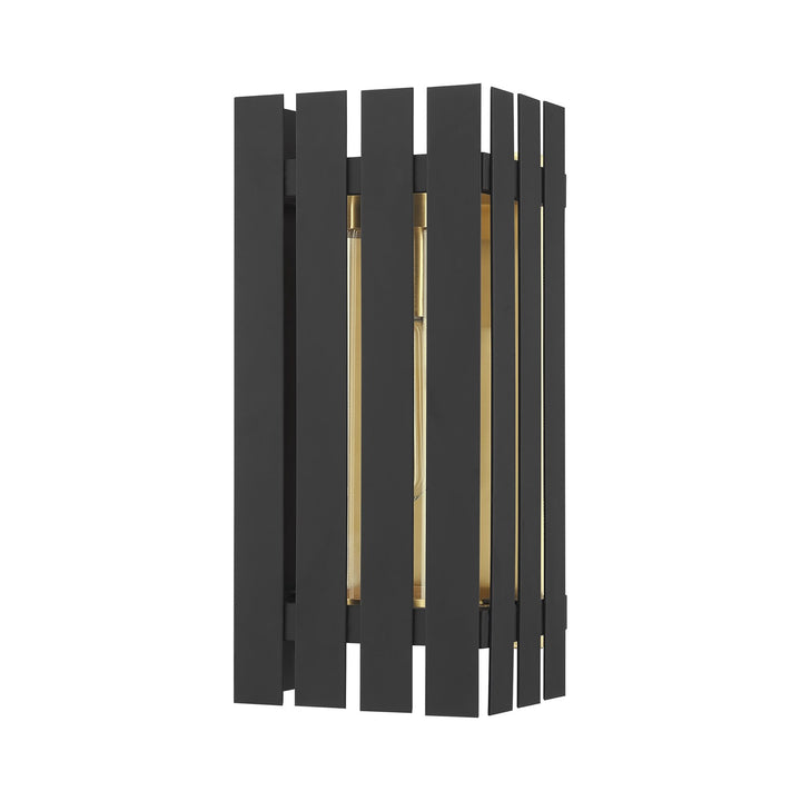 1 Light Black Outdoor Wall Lantern