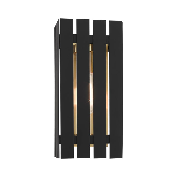 1 Light Black Outdoor Wall Lantern