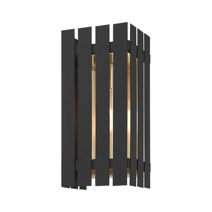 1 Light Black Outdoor Wall Lantern