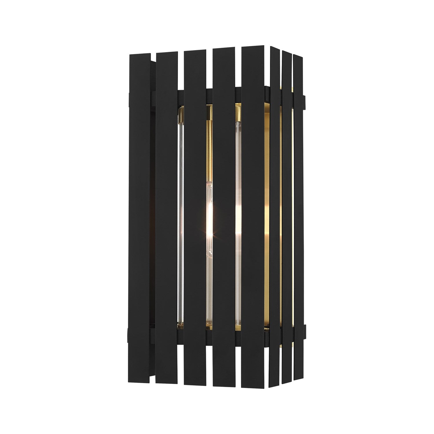 1 Light Black Outdoor Wall Lantern by Livex Lighting