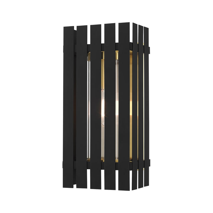 1 Light Black Outdoor Wall Lantern by Livex Lighting