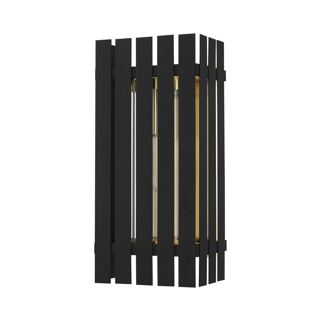 1 Light Black Outdoor Wall Lantern