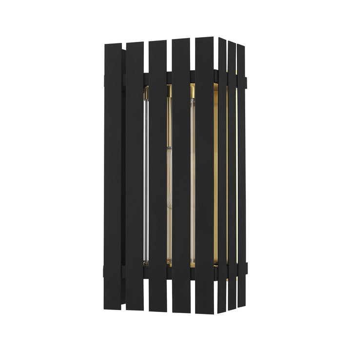 1 Light Black Outdoor Wall Lantern