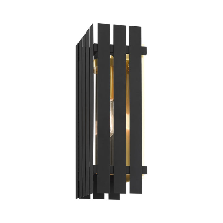 1 Light Black Outdoor Wall Lantern