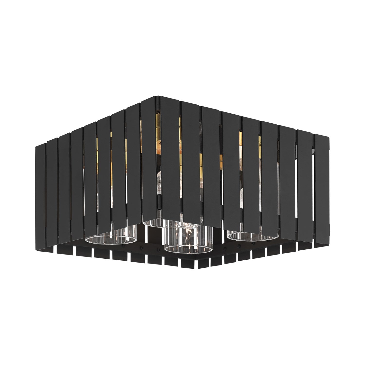 4 Light Black Outdoor Ceiling Mount by Livex Lighting