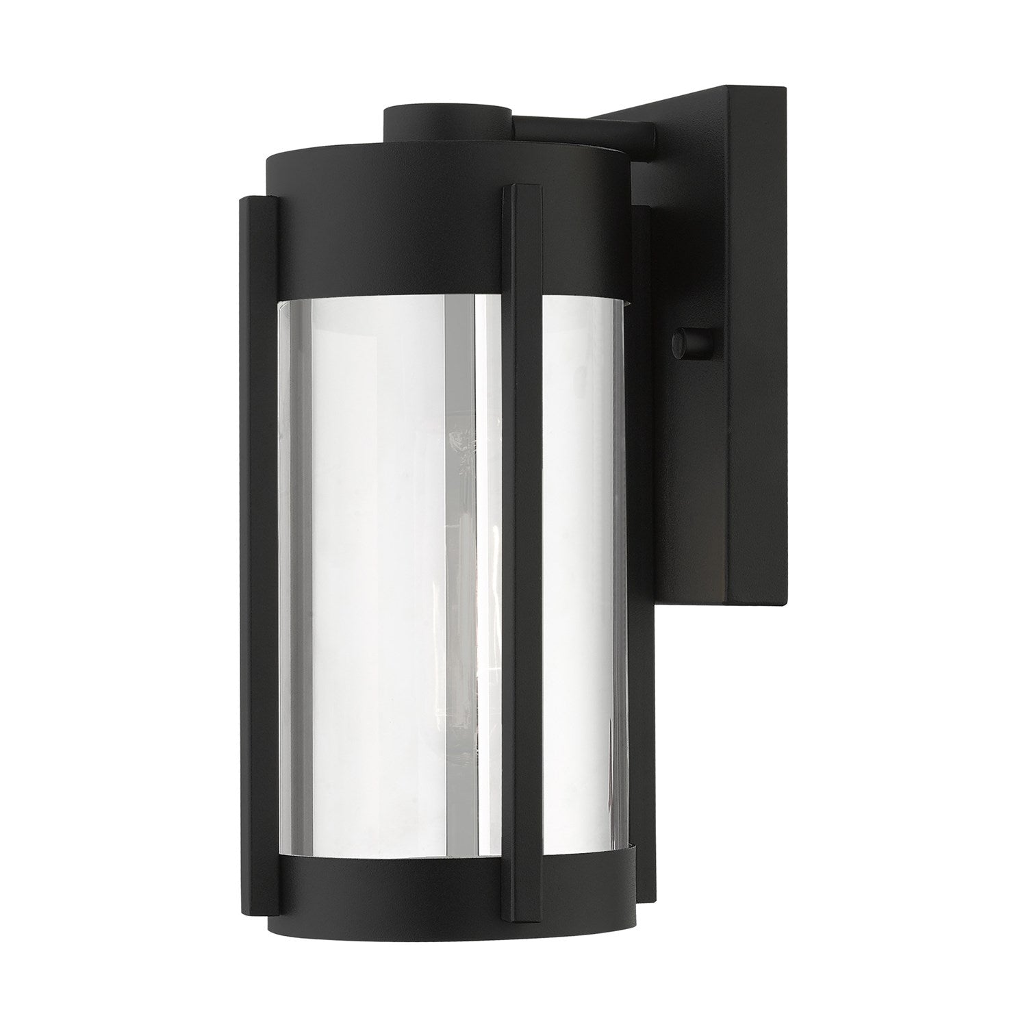 1 Light Black Outdoor Wall Lantern by Livex Lighting