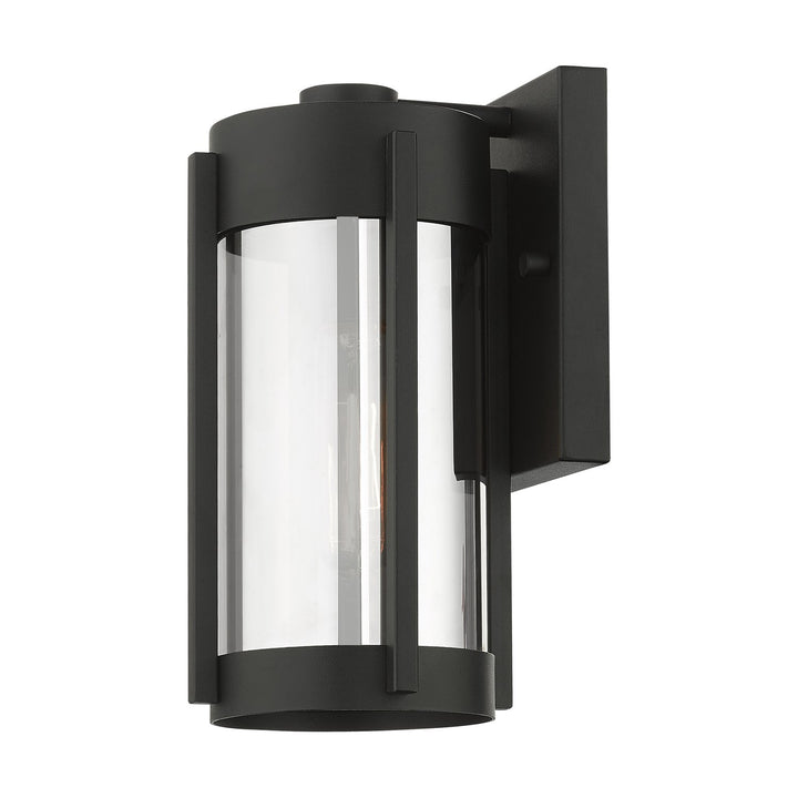 1 Light Black Outdoor Wall Lantern