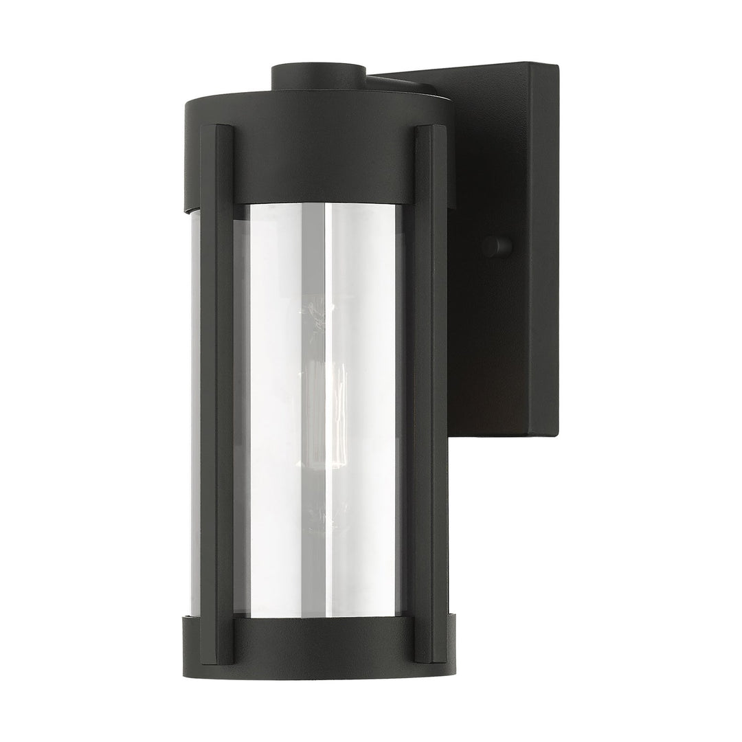 1 Light Black Outdoor Wall Lantern