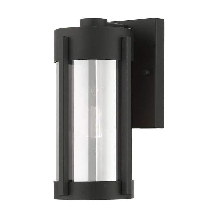 1 Light Black Outdoor Wall Lantern