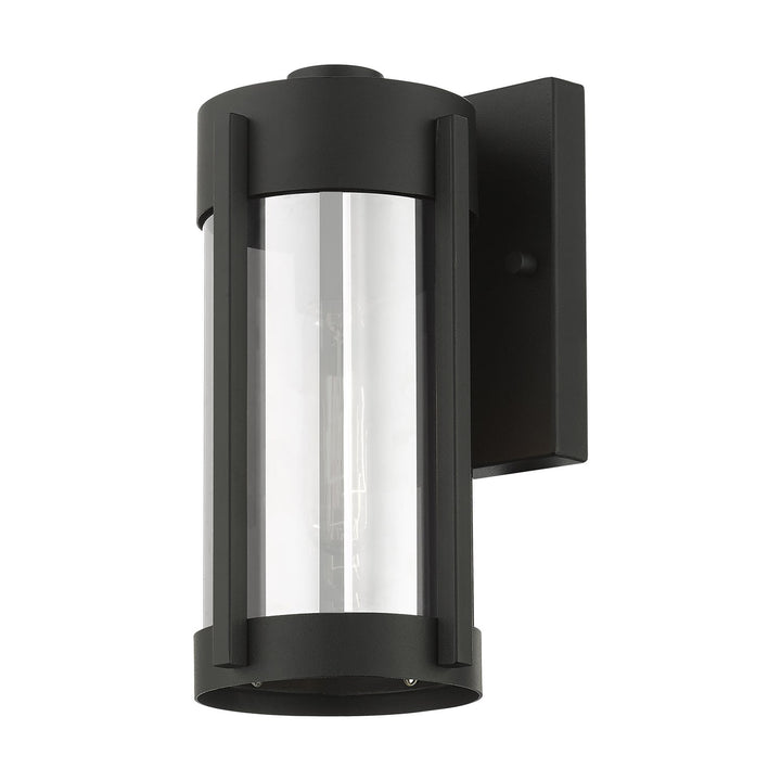 1 Light Black Outdoor Wall Lantern