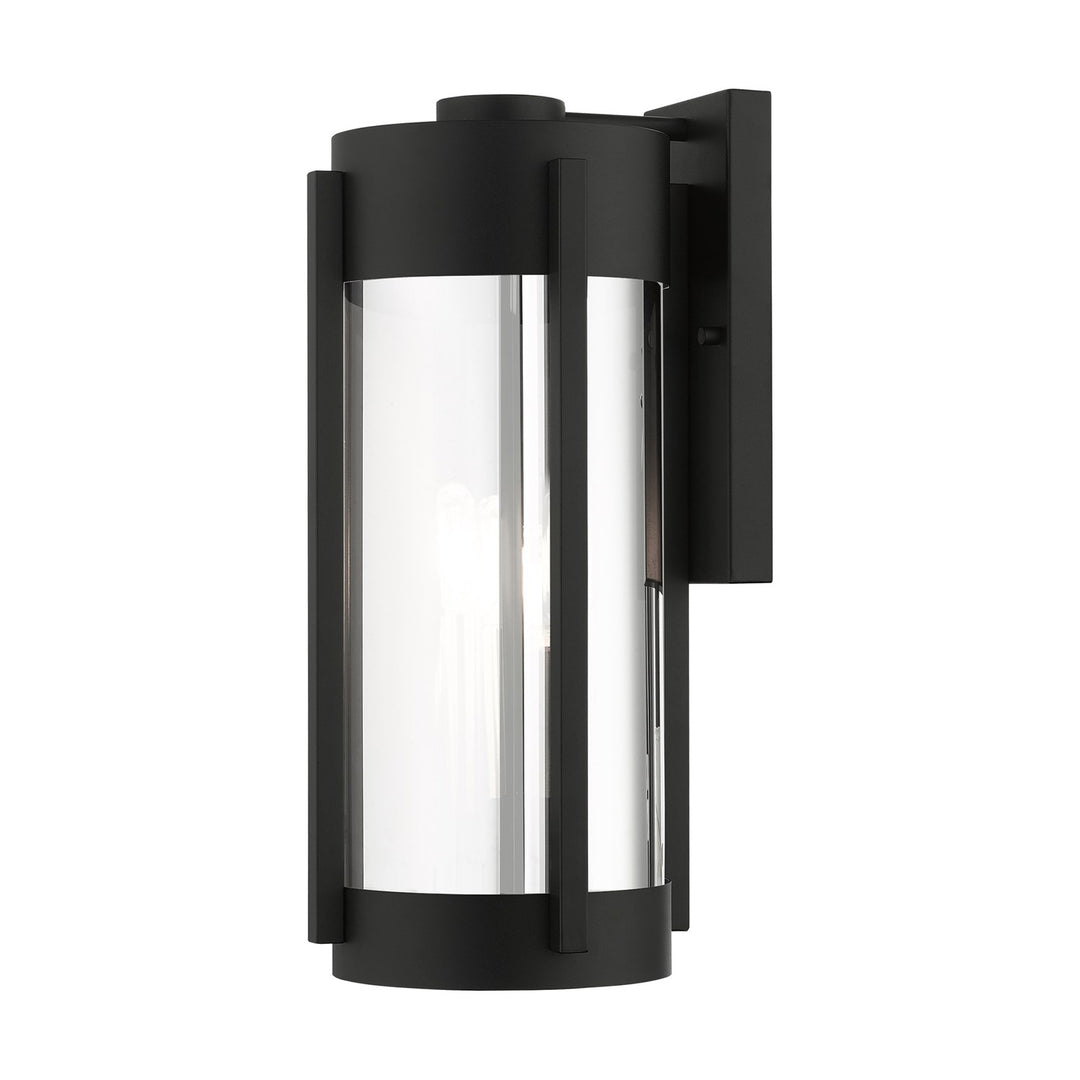 3 Light Black Outdoor Wall Lantern by Livex Lighting
