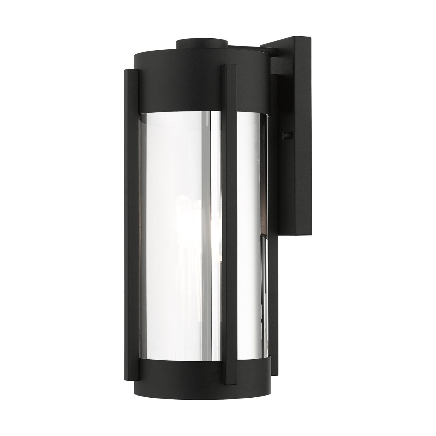 3 Light Black Outdoor Wall Lantern by Livex Lighting