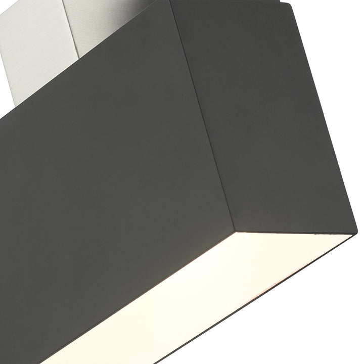 1 Light Black Outdoor Ada Wall Sconce