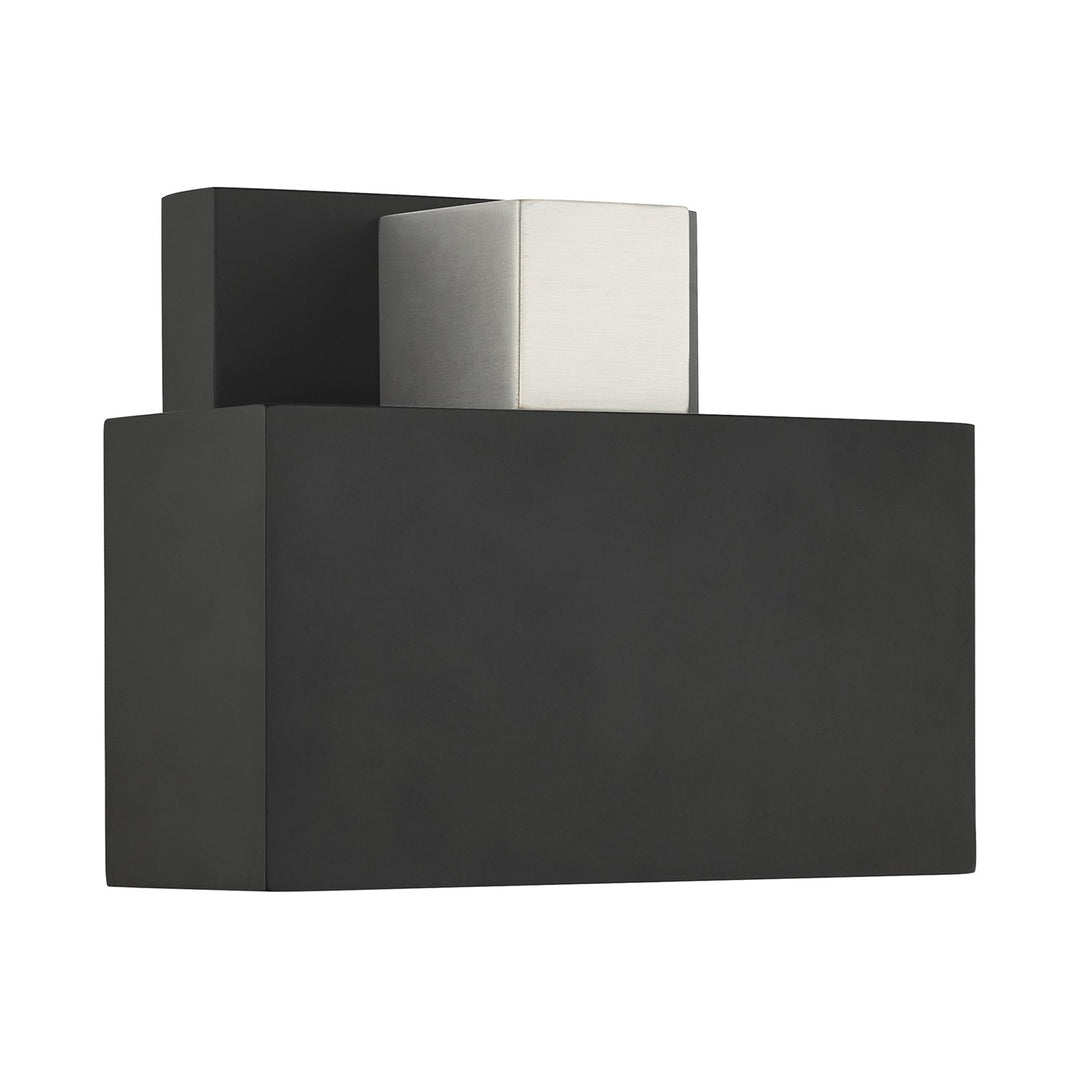 1 Light Black Outdoor Ada Wall Sconce