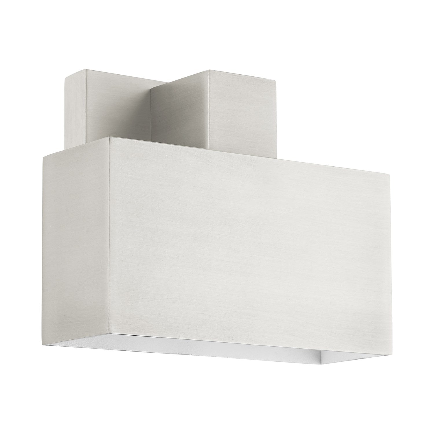 1 Light Brushed Nickel Outdoor Ada Wall Sconce