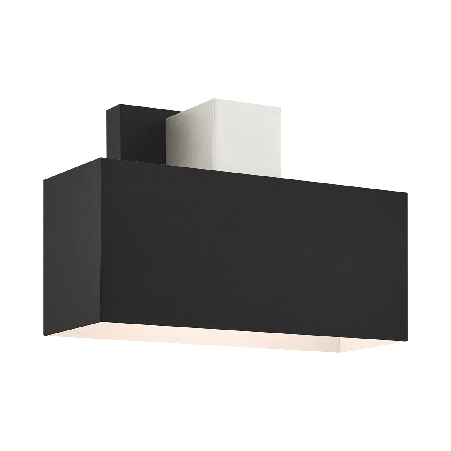 1 Light Black Outdoor Ada Wall Sconce by Livex Lighting