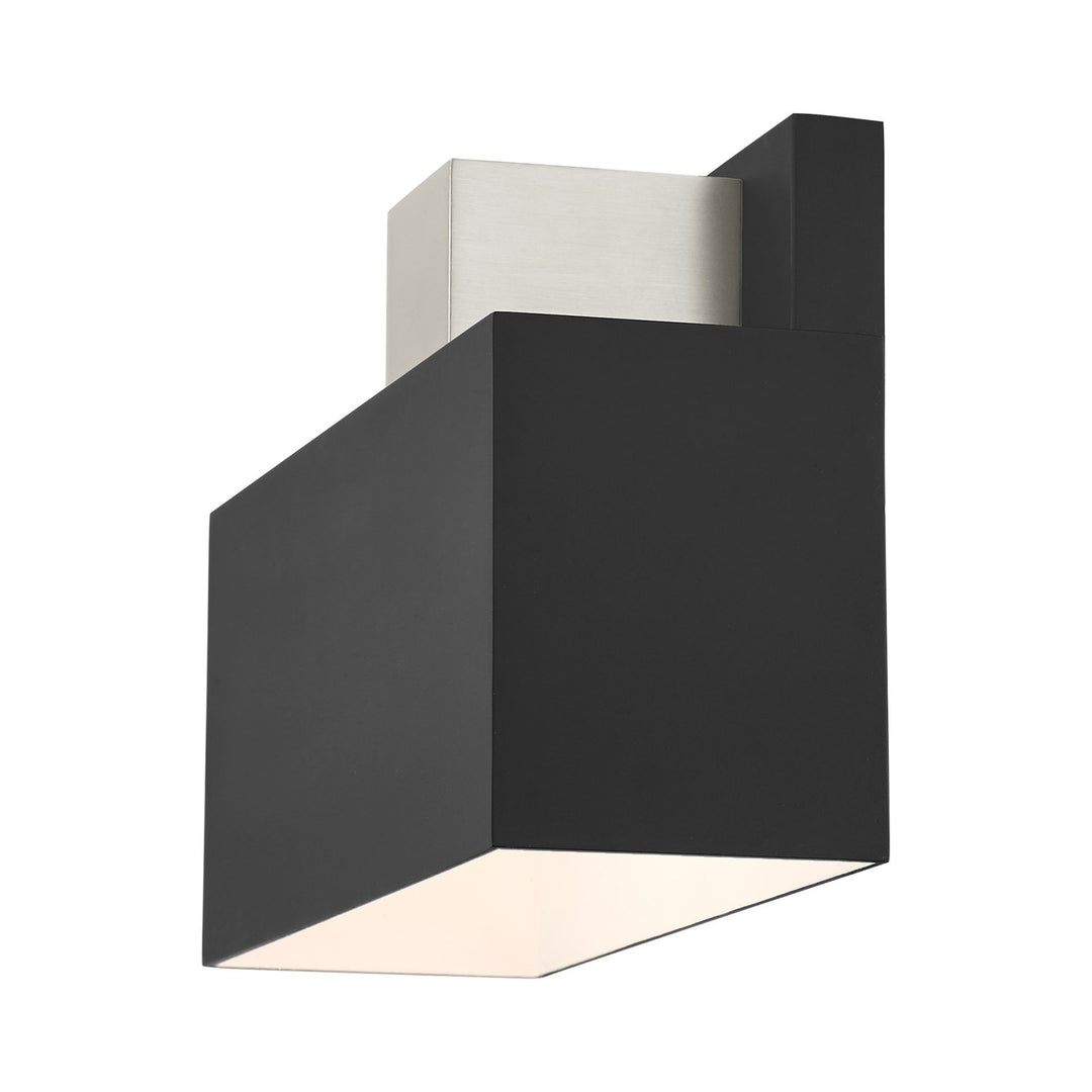 1 Light Black Outdoor Ada Wall Sconce