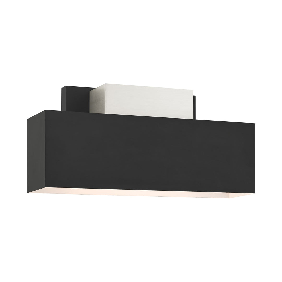 2 Light Black Outdoor Ada Wall Sconce by Livex Lighting